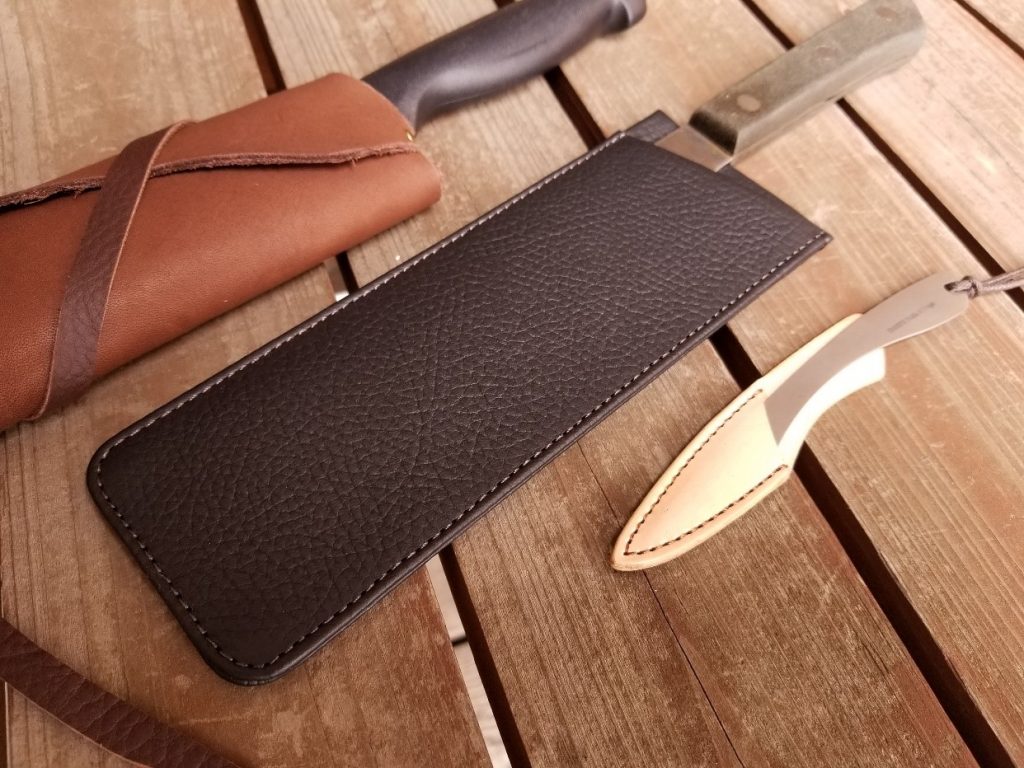 ナイフ・刃物ケースの革製作実例
