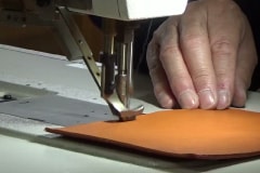 革の縫製